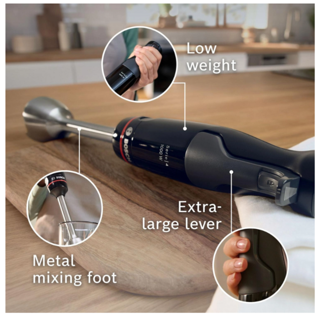 Bosch MSM4B670GB ErgoMaster Series 4 Hand Blender - Black