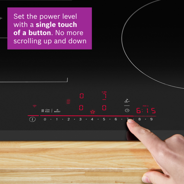 Bosch PIX631HC1E Flex Induction Hob - Hardwired - H5.1 W59.2 D52.2