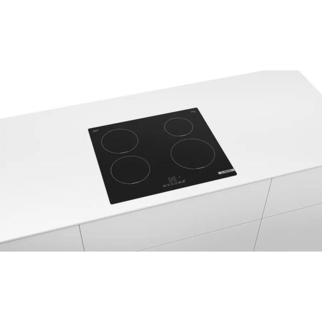 Bosch PUE611BB5E Series 4 Induction Hob - Plug And Play - H5.1 W59.2 D52.2