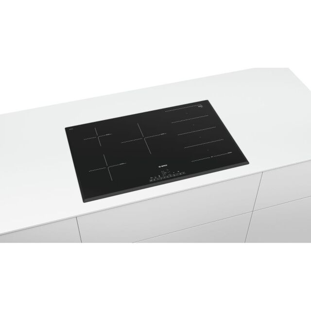 Bosch PXV851FC1E Serie 6 Half Flex Induction Hob - Hard Wired - H5.1 W80.2 D52.2