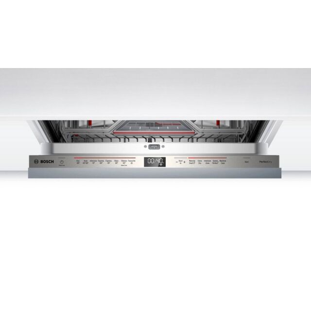 Bosch SMD6ZCX60G Series 6 Integrated Full Size Dishwasher - Top Rack - 13 Place Settings - C Energy 