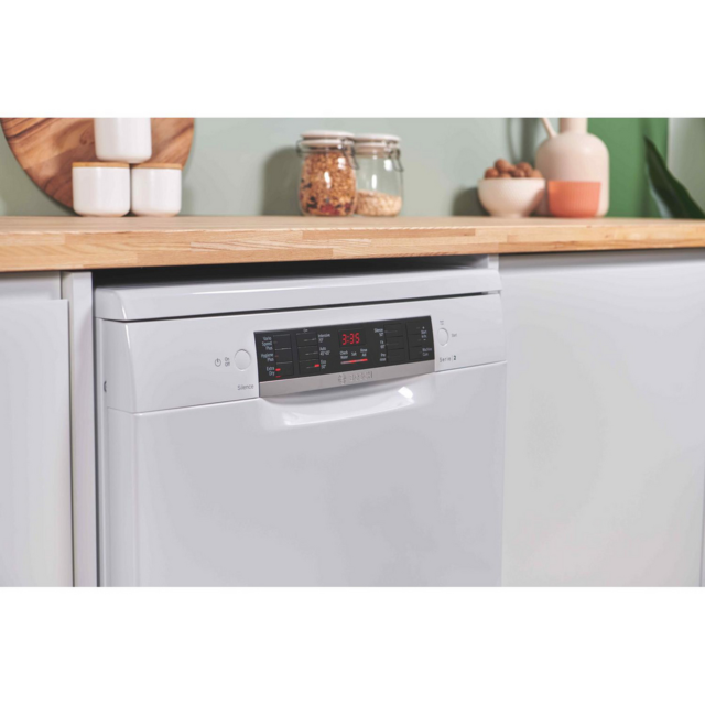 Bosch SMS26AW08G Series 2 Free-Standing Dishwasher - 12 Place Settings - E Energy Rated -