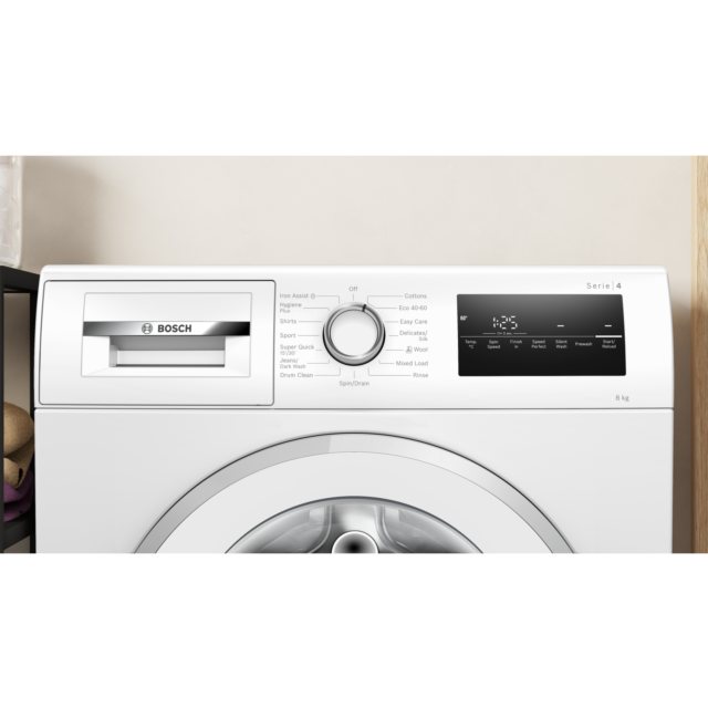 Bosch WAN28254GB Series 4 8Kg 1400 Spin Washing Machine - A Energy Rated - H84.5 W59.8 D59