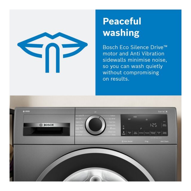 Bosch WGG24400GB Serie 6 9Kg 1400 Spin Washing Machine - A Energy Rated - H84.5 W59.8 D58.8