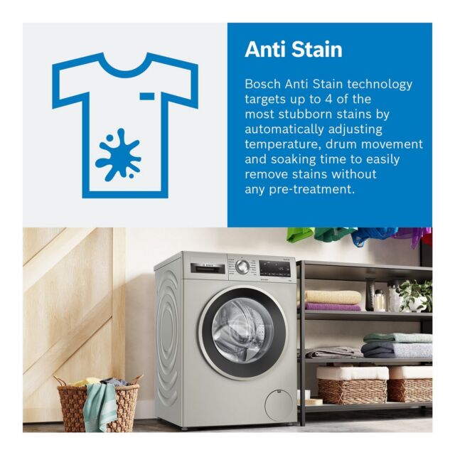 Bosch WGG24400GB Serie 6 9Kg 1400 Spin Washing Machine - A Energy Rated - H84.5 W59.8 D58.8