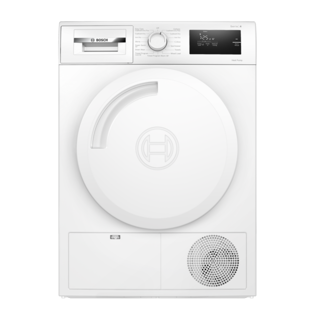 Bosch WTH84001GB 8Kg Heat Pump Tumble Dryer - A+ Energy Rated - H84.2 W59.8 D61.3