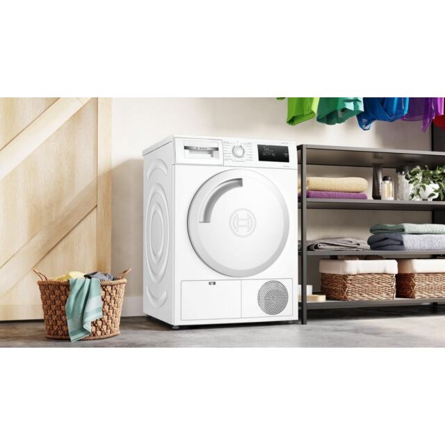 Bosch WTH84001GB 8Kg Heat Pump Tumble Dryer - A+ Energy Rated - H84.2 W59.8 D61.3