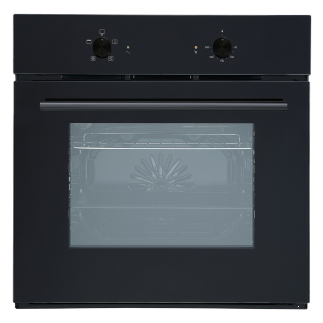 Cata CUL57MMBK Built In Electric Single Oven - No Timer - Plug On - W59.5 H59 D54.5 