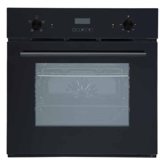 Cata CUL57PGBK Built In Electric Single Oven - Timer - Plug On -H59.0 X W59.5 X D53.0