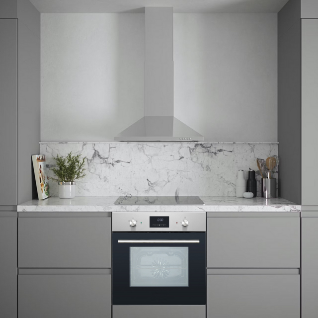Cata CUL57PGSS.2 Built In Electric Single Oven - Timer - Plug On - H59 W59.5 D52