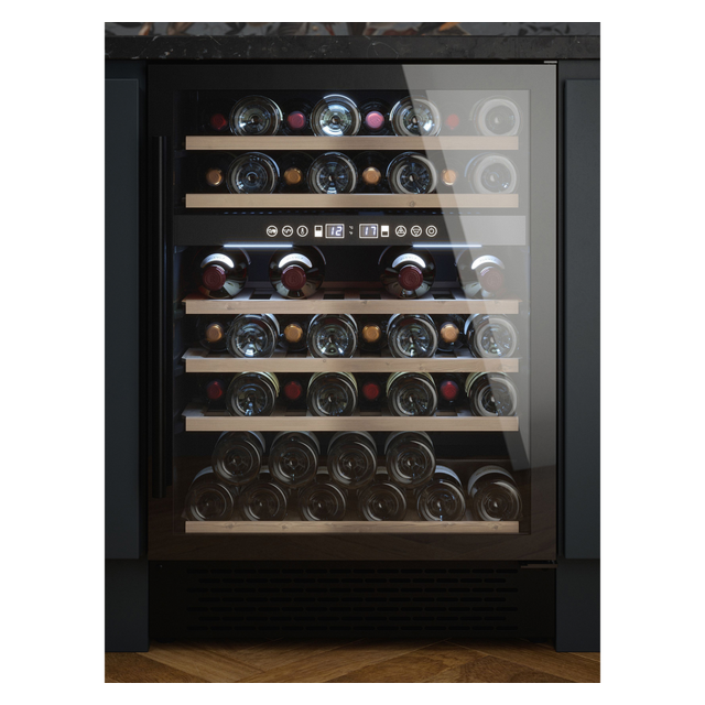 Cata UBBKWC60 59.5Cm Wine Cooler - 51 Bottles Over Six Wooden Shelves
