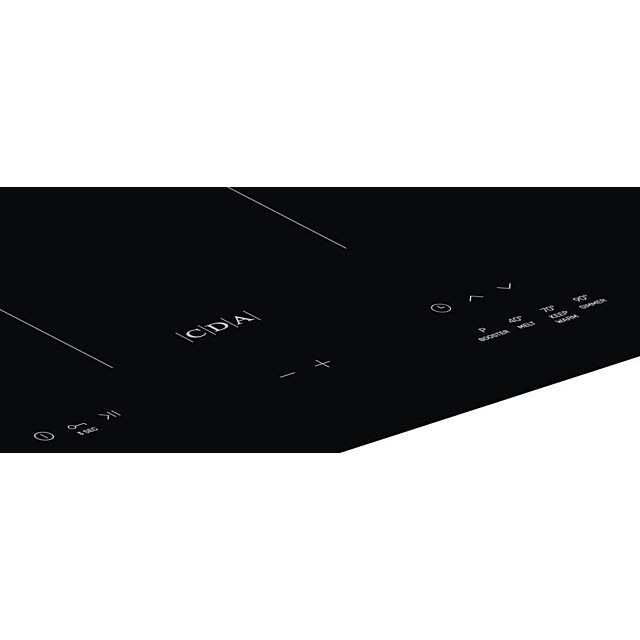 Cda HN6112FR 60Cm 4 Zone Induction Hob - Black Hardwired