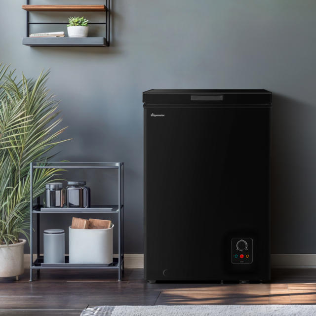 Fridgemaster MCF96EB 95L Freestanding Chest Freezer - H85.4 W54.6 D47.9
