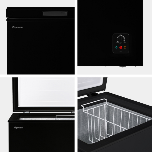 Fridgemaster MCF96EB 95L Freestanding Chest Freezer - H85.4 W54.6 D47.9