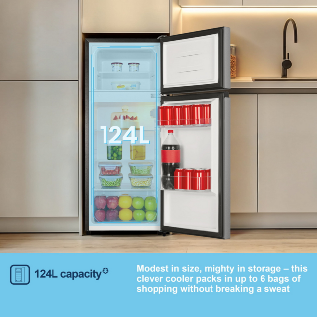 Fridgemaster MTM48120ES 70/30 Top Mount Fridge Freezer - H117 W47.5 D48.7