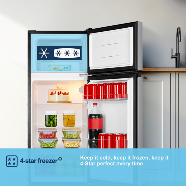 Fridgemaster MTM48120ES 70/30 Top Mount Fridge Freezer - H117 W47.5 D48.7