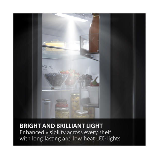 Haier HB50T618FMK Built In 50/50 Frost Free Fridge Freezer - Sliding Hinge - E Energy Rated