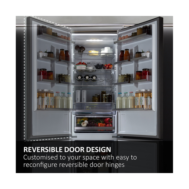 Haier HB50T618FMK Built In 50/50 Frost Free Fridge Freezer - Sliding Hinge - E Energy Rated