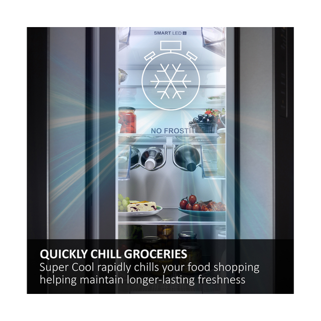 Haier HB50T618FMK Built In 50/50 Frost Free Fridge Freezer - Sliding Hinge - E Energy Rated