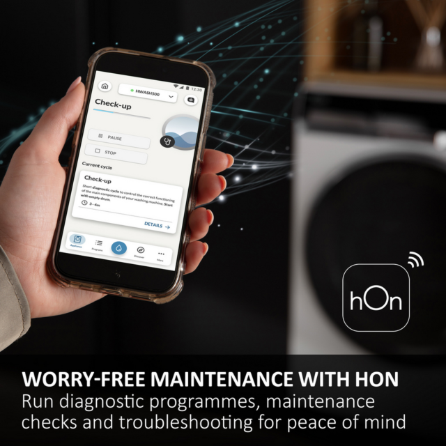 Haier HD90-D357AGU1-U X Series 5 Plus Hd90 D357agu1-Uk Wifi-Enabled 9 Kg Heat Pump Tumble Dryer - A+