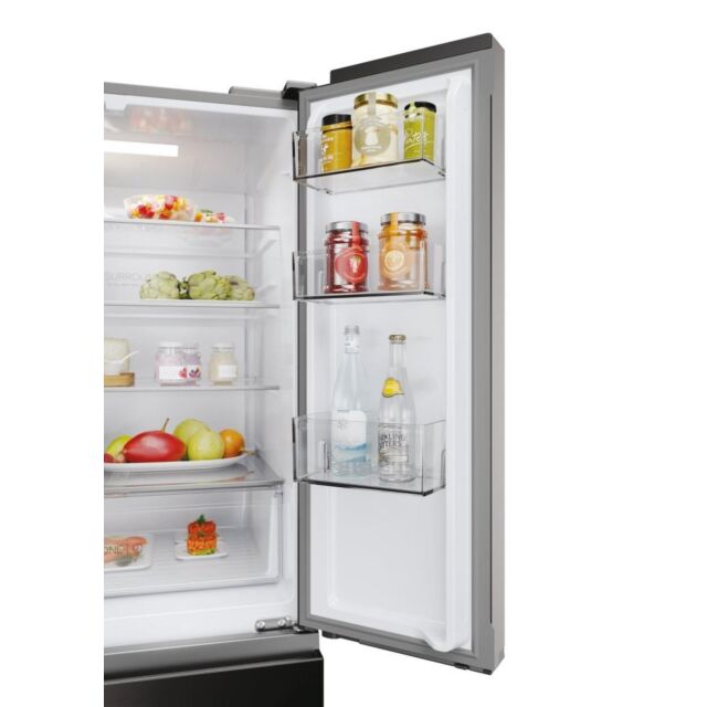 Haier HFR3718ENMD Frost Free French Door Fridge Freezer - E Energy Rated - H177.5 W70 D68.8