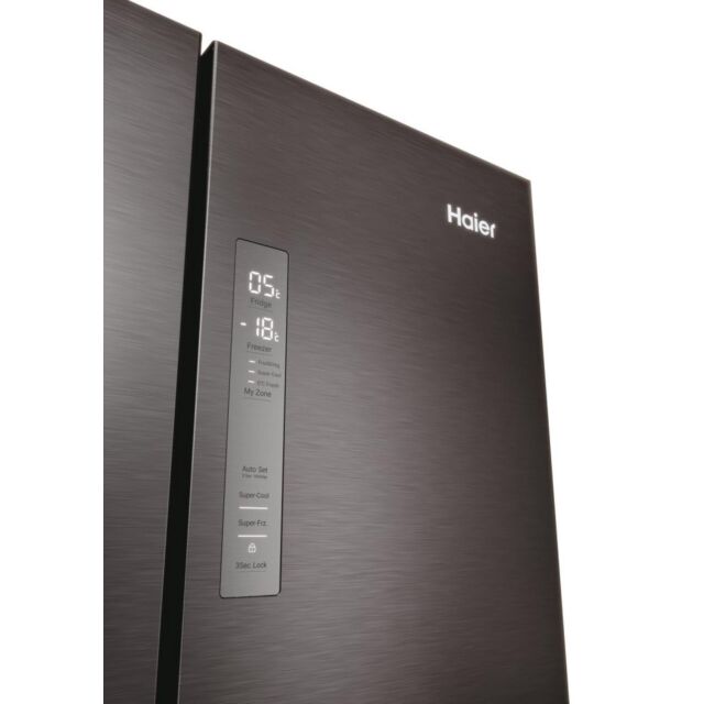 Haier HFR3718ENMD Frost Free French Door Fridge Freezer - E Energy Rated - H177.5 W70 D68.8
