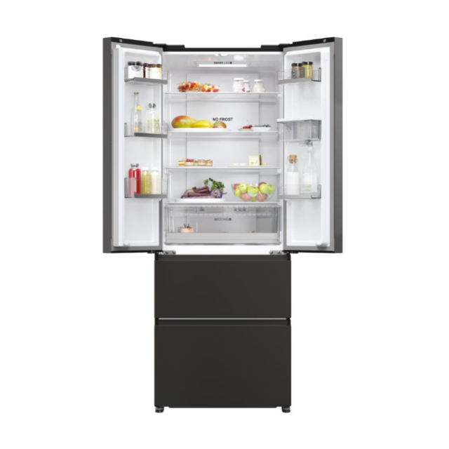 Haier HFR5719EWPB Frost Free Fridge Freezer - Water - E Energy Rated - H190 W70 D67.5 