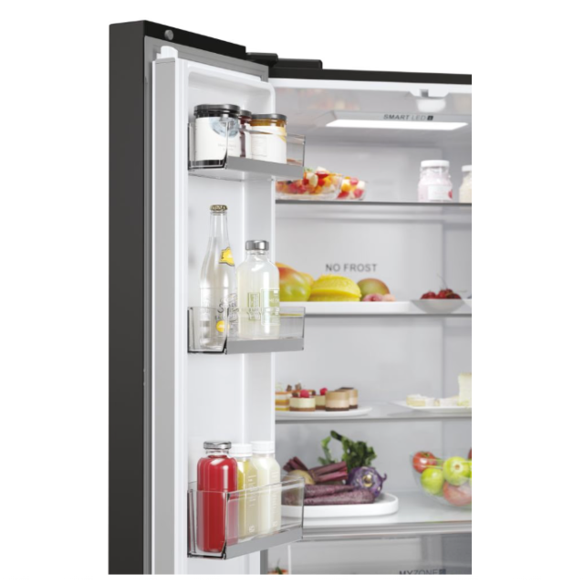 Haier HFR5719EWPB Frost Free Fridge Freezer - Water - E Energy Rated - H190 W70 D67.5 
