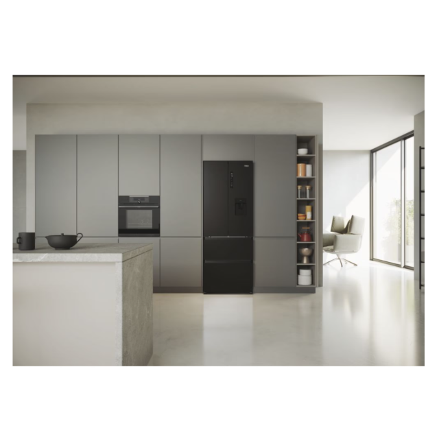 Haier HFR5719EWPB Frost Free Fridge Freezer - Water - E Energy Rated - H190 W70 D67.5 