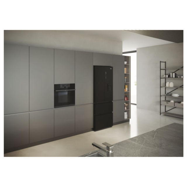 Haier HFR5719EWPB Frost Free Fridge Freezer - Water - E Energy Rated - H190 W70 D67.5 