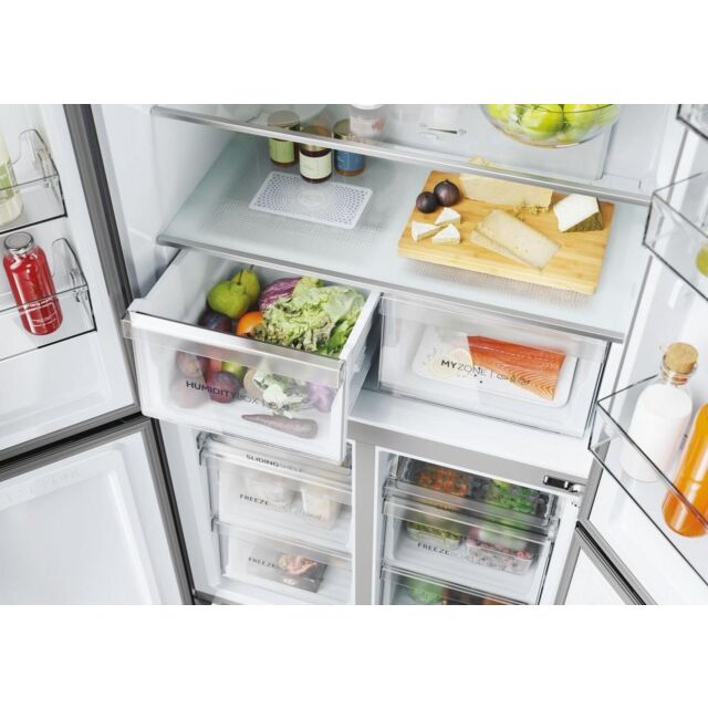 Haire HCR5919EHMB Multi Door American Fridge Freezer - Water & Ice - E Energy Rated - H190 W90.8 D64