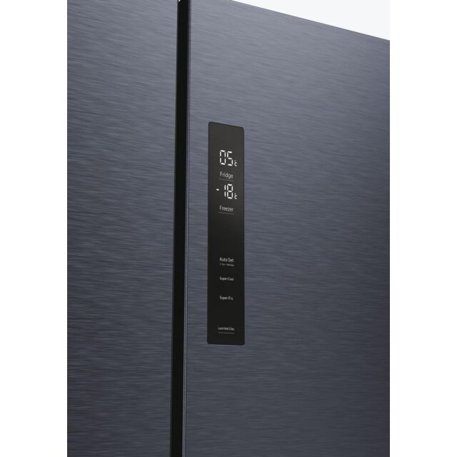 Haire HCR5919EHMB Multi Door American Fridge Freezer - Water & Ice - E Energy Rated - H190 W90.8 D64