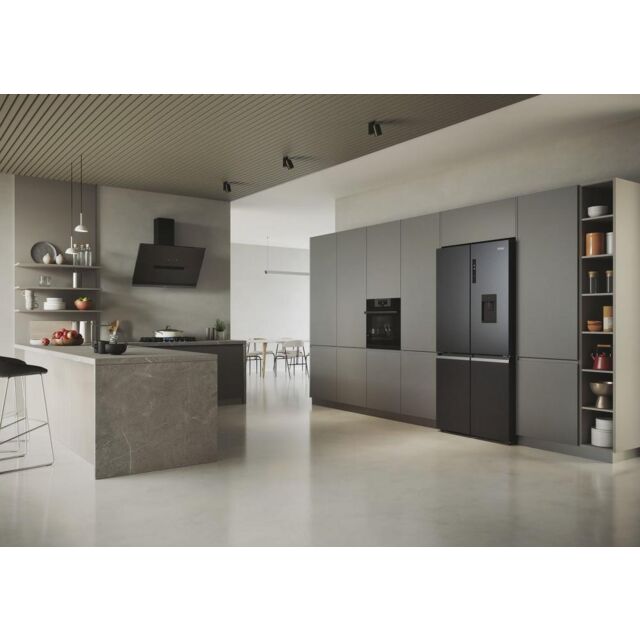 Haire HCR5919EHMB Multi Door American Fridge Freezer - Water & Ice - E Energy Rated - H190 W90.8 D64