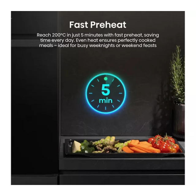 Hisense BI622ABPGUK Built In Electric Single Steam, Plug & Play Oven - H59.5 W59.5 D56.4