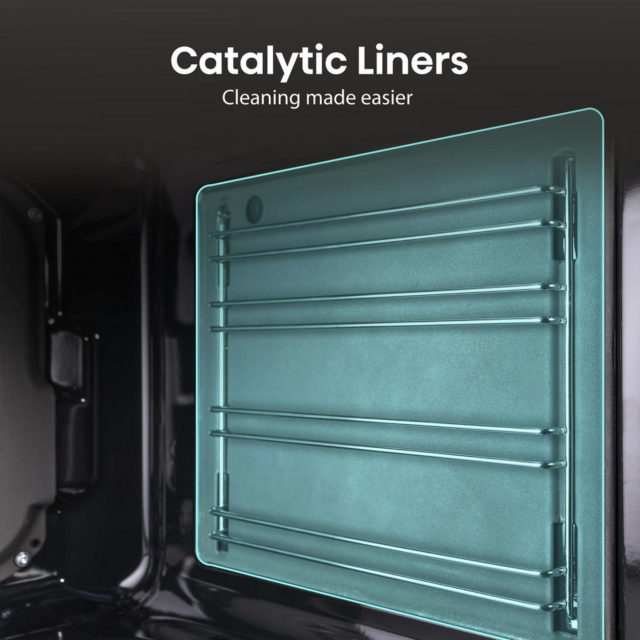 Hisense BUD714221CX 594Cm Built Under Electric Double Oven - H72 W59.4 D58