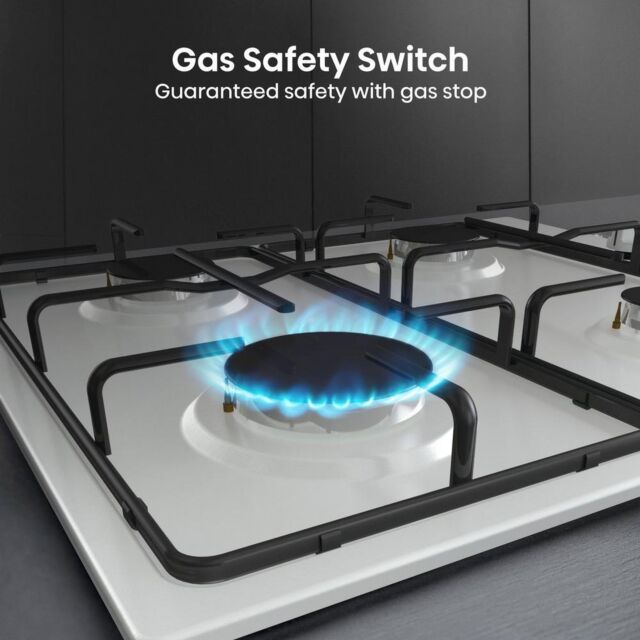 Hisense GM642XHS 4 Burner Gas Hob - H8.9 W60 D52