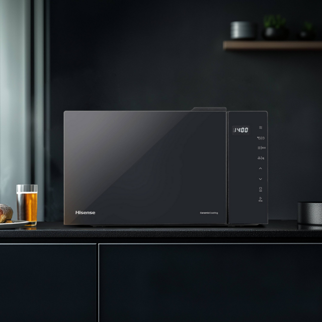 Hisense H23MOBS5H4UK 23 Litres Solo Microwave - Black