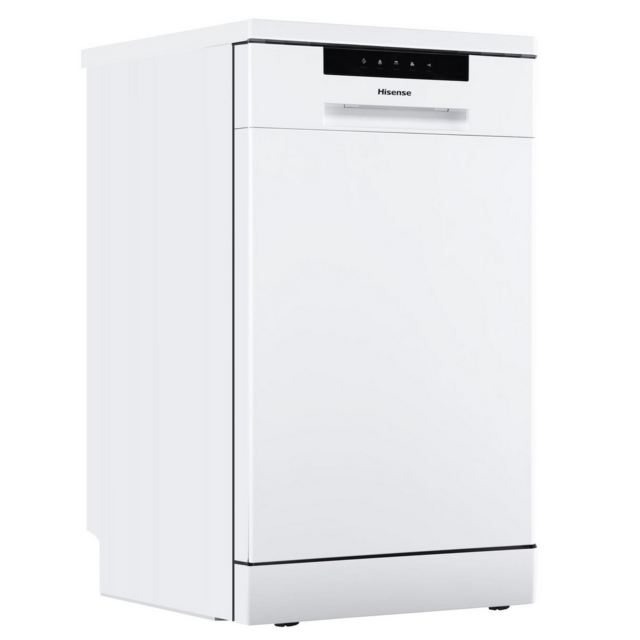 Hisense HS523E15WUK Slimline Dishwasher - 10 Place Settings - Top Rack - E Energy Rated 