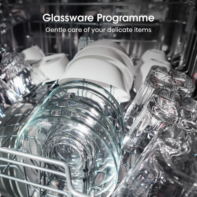 Hisense HS523E15WUK Slimline Dishwasher - 10 Place Settings - Top Rack - E Energy Rated 