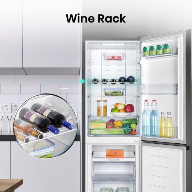 Hisense RB327N4BBE Frost Free Fridge Freezer - E Energy Rated - H182.4 W55 D55.7