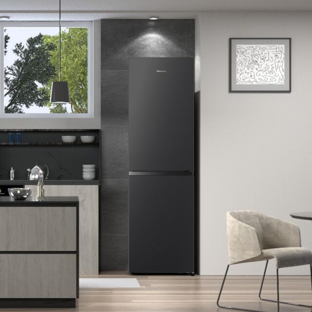 Hisense RB327N4BBE Frost Free Fridge Freezer - E Energy Rated - H182.4 W55 D55.7