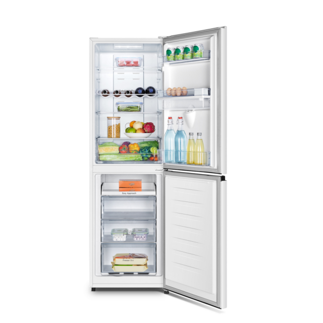 Hisense Rb327n4wwe 50/50 Total No Frost Fridge Freezer - E Energy Rated - H182.4 W55 D54.7 