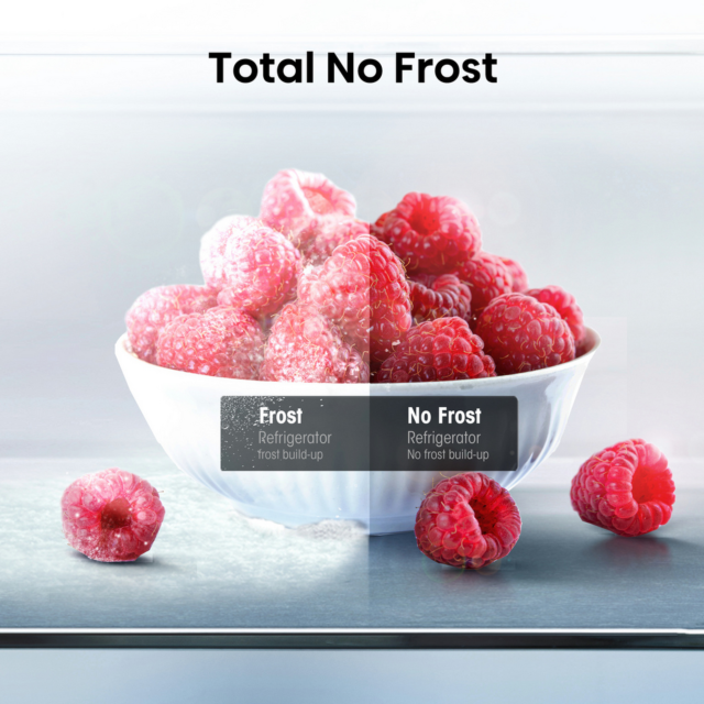 Hisense RB395N4BCE 60/40 Total No Frost Fridge Freezer - E Energy Rated - H186 W59.5 D59