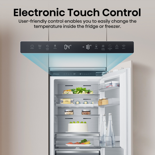 Hisense RB5B250SSWC1 Integrated 60/40 Total No Frost Smart Fridge Freezer - C Energy Rated