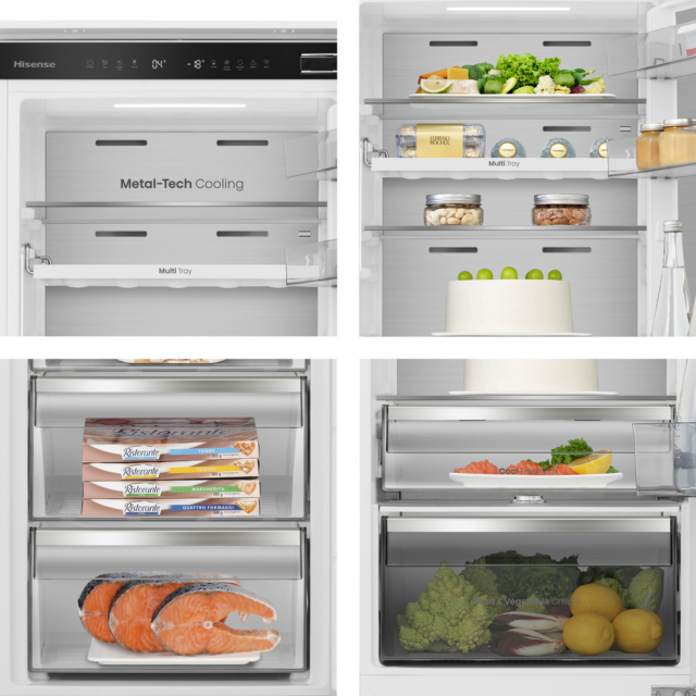 Hisense RB5B250SSWC1 Integrated 60/40 Total No Frost Smart Fridge Freezer - C Energy Rated