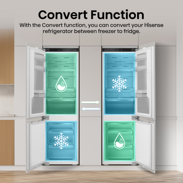 Hisense RB5B250SSWC1 Integrated 60/40 Total No Frost Smart Fridge Freezer - C Energy Rated