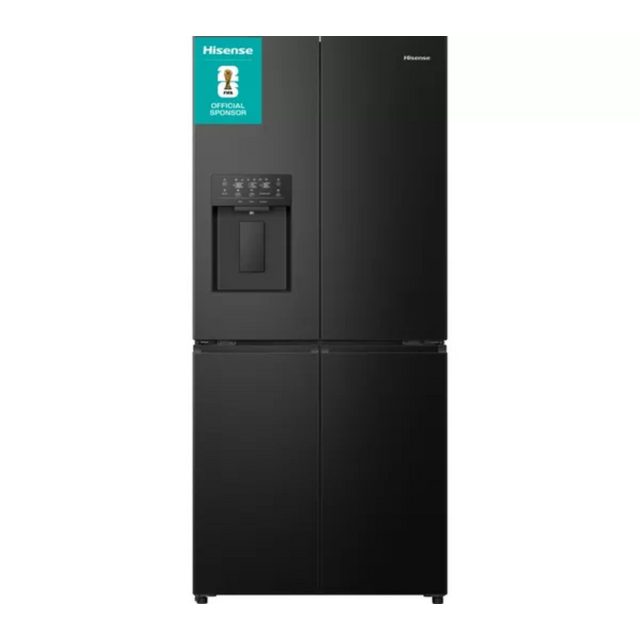 Hisense RQ5P470SYFD Total No Frost American Fridge Freezer - Water Dispenser - D Energy Rated - 