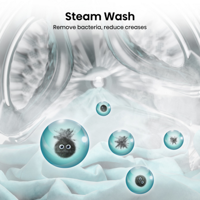 Hisense WF1Q8041BW 8Kg 1400 Spin Washing Machine - A Energy Rated - H85 W60 D52