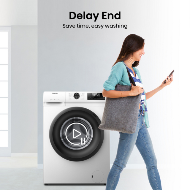 Hisense WF1Q8041BW 8Kg 1400 Spin Washing Machine - A Energy Rated - H85 W60 D52