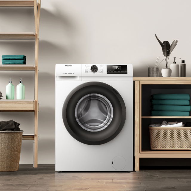 Hisense WF1Q8041BW 8Kg 1400 Spin Washing Machine - A Energy Rated - H85 W60 D52